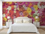 fotobehang slaapkamer bloemen